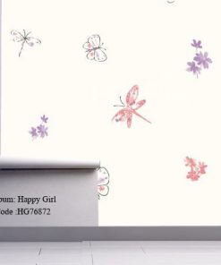 کاغذ دیواری روستر آلبوم دخترانه Happy Girls کد HG76872