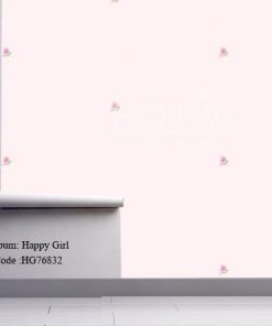 کاغذ دیواری اتاق کودک طرح دخترانه Happy girls کد HG76832