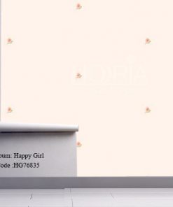 کاغذ دیواری اتاق کودک طرح دخترانه Happy girls کد HG76835