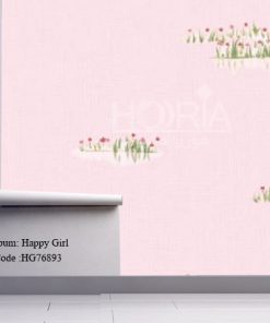کاغذ دیواری اتاق کودک طرح دخترانه Happy girls کد HG76893
